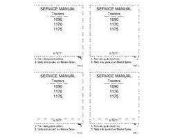 Service Manual for Case IH Tractors model 1170