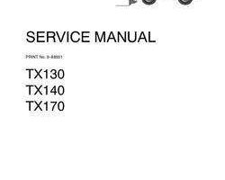 Case Telehandlers model TX130 Service Manual