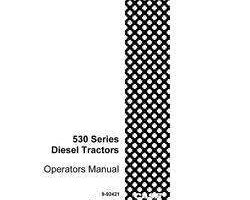 Operator's Manual for Case IH Tractors model 541