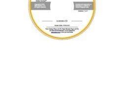 Service Manual on CD for Case Excavators model CX80