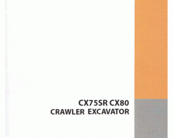 Case Excavators model CX80 Service Manual