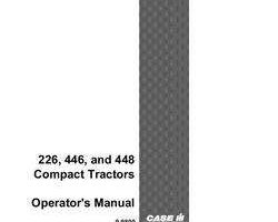 Operator's Manual for Case IH Tractors model 448