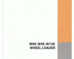 Case Wheel loaders model W8E Service Manual