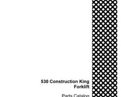 Parts Catalog for Case Forklifts model 530