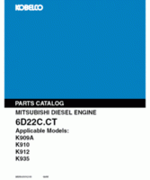 Parts Catalog for Kobelco Engines model K910