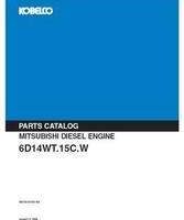 Parts Catalog for Kobelco Engines model 6D14