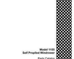 Parts Catalog for Case IH Windrower model 1155