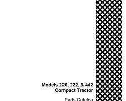 Parts Catalog for Case IH Tractors model 442