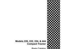 Parts Catalog for Case IH Tractors model 222