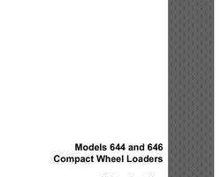 Parts Catalog for Case Compact wheel loaders model 646