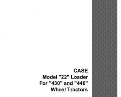 Parts Catalog for Case IH Tractors model 430