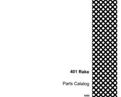 Parts Catalog for Case IH Tractors model 401