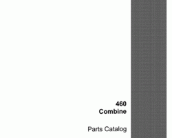 Parts Catalog for Case IH Combine model 460