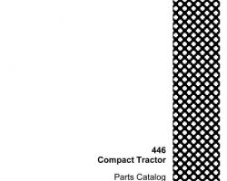 Parts Catalog for Case IH Tractors model 446