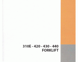 Parts Catalog for Case Forklifts model 430