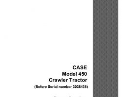 Parts Catalog for Case IH Tractors model 450
