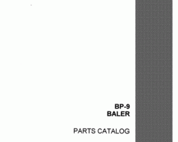 Parts Catalog for Case IH Balers model 435