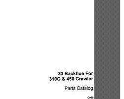 Parts Catalog for Case Excavators model 310G