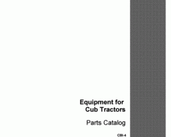 Parts Catalog for Case IH Tractors model 50