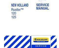 Service Manual for New Holland Tractors model Rustler 125