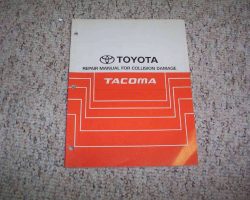 2010 Toyota Tacoma Collision Repair Manual