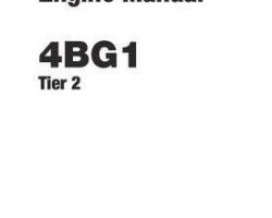 Service Repair Manuals for Hitachi model 4bg1 Engine