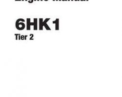 Service Repair Manuals for Hitachi model 6hk1 Engine