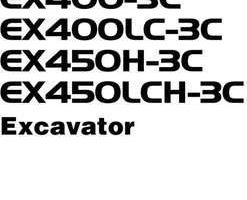 Hitachi Ex-3 Series model Ex400lc-3c Excavators Owner Operator Manual