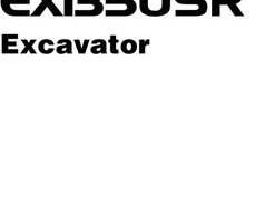 Hitachi Ex-series model Ex135usr Excavators Owner Operator Manual