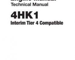 Service Repair Manuals for Hitachi model 4hk1 Engine