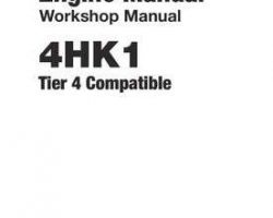 Service Repair Manuals for Hitachi model 4hk1 Engine