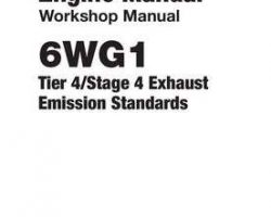 Service Repair Manuals for Hitachi model 6wg1 Engine