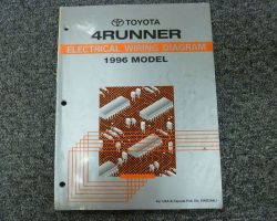 1996 Toyota 4Runner Electrical Wiring Diagram Manual