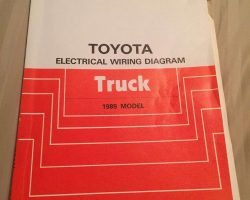 1989 Toyota Truck Electrical Wiring Diagram Manual