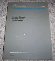 1985 Mercedes Benz 300SD, 300TD, 300D & 300CD Engine 617.95 Turbo Diesel Service Manual