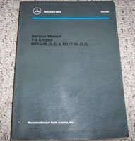 1981 Mercedes Benz 380SL, 380SLC, 380SE, 380SEL & 380SEC Engine M116.96 3.8 Service Manual