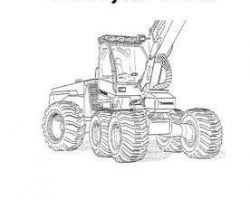 Operators Manuals for Timberjack B Series model 1270b Wheeled Harvesters