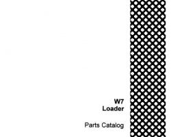 Parts Catalog for Case Wheel loaders model W7