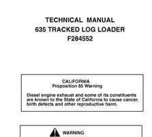 Operators Manuals for Timberjack Series model 635 Knuckleboom Loader