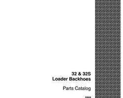 Parts Catalog for Case Loader backhoes model 32