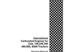 Service Manual for Case IH TRACTORS model 460