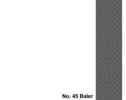Service Manual for Case IH Balers model 45