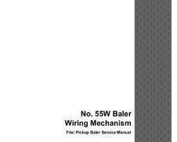 Service Manual for Case IH Balers model 55W