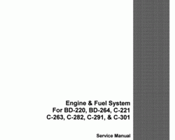 Service Manual for Case IH TRACTORS model 205