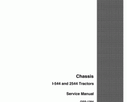 Service Manual for Case IH Tractors model I-544