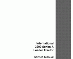 Service Manual for Case IH Tractors model 3300