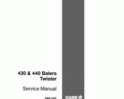 Service Manual for Case IH Balers model 440