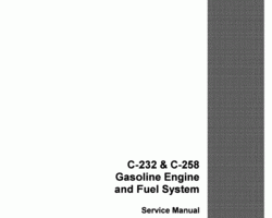 Service Manual for Case IH TRACTORS model 275