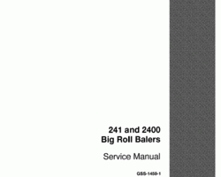Service Manual for Case IH Balers model 2400