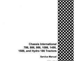 Service Manual for Case IH Tractors model 1086